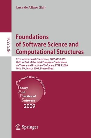 Seller image for Foundations of Software Science and Computational Structures for sale by BuchWeltWeit Ludwig Meier e.K.