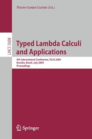 Bild des Verkufers fr Typed Lambda Calculi and Applications zum Verkauf von BuchWeltWeit Ludwig Meier e.K.