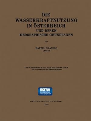 Imagen del vendedor de Die Wasserkraftnutzung in sterreich a la venta por BuchWeltWeit Ludwig Meier e.K.