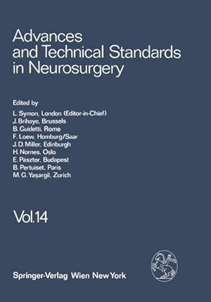 Seller image for Advances and Technical Standards in Neurosurgery for sale by BuchWeltWeit Ludwig Meier e.K.