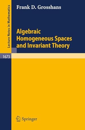 Seller image for Algebraic Homogeneous Spaces and Invariant Theory for sale by BuchWeltWeit Ludwig Meier e.K.