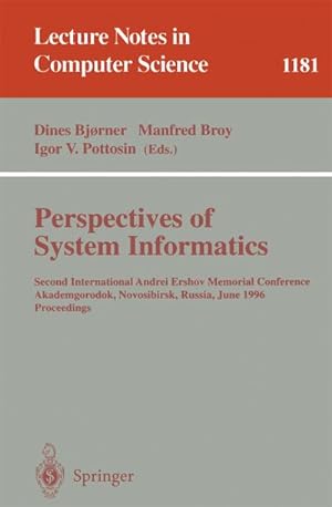 Seller image for Perspectives of System Informatics for sale by BuchWeltWeit Ludwig Meier e.K.