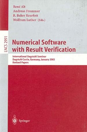 Immagine del venditore per Numerical Software with Result Verification venduto da BuchWeltWeit Ludwig Meier e.K.