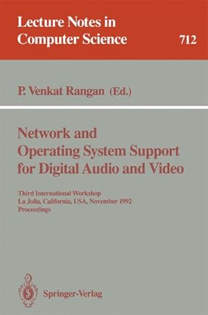Seller image for Network and Operating System Support for Digital Audio and Video for sale by BuchWeltWeit Ludwig Meier e.K.