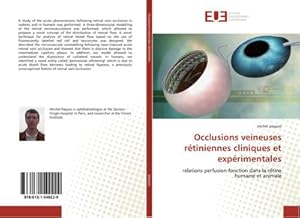 Image du vendeur pour Occlusions veineuses rtiniennes cliniques et exprimentales mis en vente par BuchWeltWeit Ludwig Meier e.K.