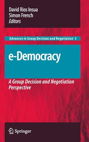 Seller image for e-Democracy for sale by BuchWeltWeit Ludwig Meier e.K.