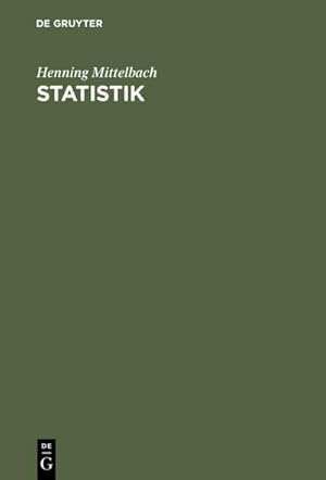 Immagine del venditore per Statistik venduto da BuchWeltWeit Ludwig Meier e.K.