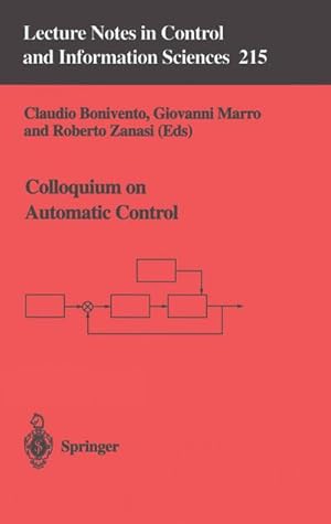 Imagen del vendedor de Colloquium on Automatic Control a la venta por BuchWeltWeit Ludwig Meier e.K.