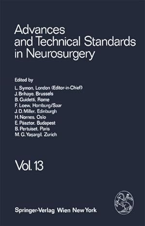 Seller image for Advances and Technical Standards in Neurosurgery for sale by BuchWeltWeit Ludwig Meier e.K.