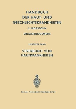 Seller image for Handbuch der Haut- und Geschlechtskrankheiten for sale by BuchWeltWeit Ludwig Meier e.K.