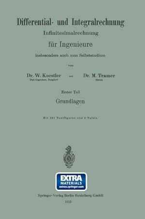Imagen del vendedor de Differential- und Integralrechnung a la venta por BuchWeltWeit Ludwig Meier e.K.