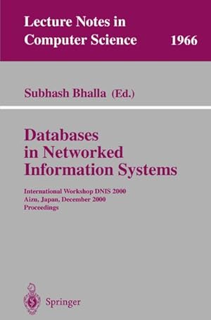 Seller image for Databases in Networked Information Systems for sale by BuchWeltWeit Ludwig Meier e.K.