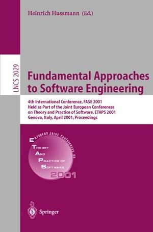 Immagine del venditore per Fundamental Approaches to Software Engineering venduto da BuchWeltWeit Ludwig Meier e.K.