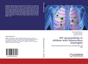 Imagen del vendedor de HIV seropositivity in children with tuberculous meningitis a la venta por BuchWeltWeit Ludwig Meier e.K.