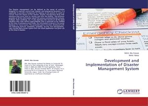 Seller image for Development and Implementation of Disaster Management System for sale by BuchWeltWeit Ludwig Meier e.K.