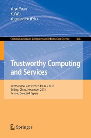 Immagine del venditore per Trustworthy Computing and Services venduto da BuchWeltWeit Ludwig Meier e.K.