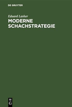 Seller image for Moderne Schachstrategie for sale by BuchWeltWeit Ludwig Meier e.K.