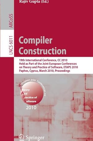Seller image for Compiler Construction for sale by BuchWeltWeit Ludwig Meier e.K.
