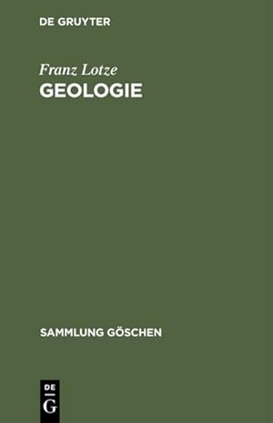 Bild des Verkufers fr Geologie zum Verkauf von BuchWeltWeit Ludwig Meier e.K.