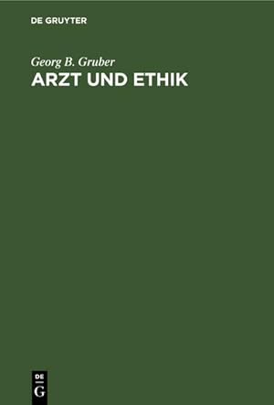 Seller image for Arzt und Ethik for sale by BuchWeltWeit Ludwig Meier e.K.
