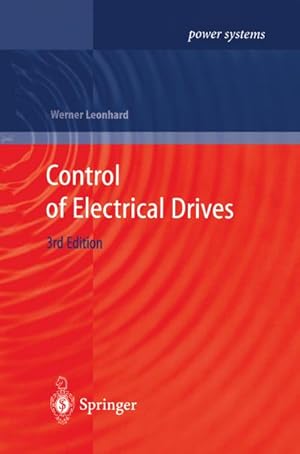 Image du vendeur pour Control of Electrical Drives mis en vente par BuchWeltWeit Ludwig Meier e.K.
