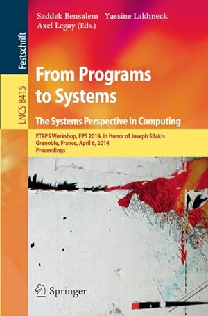 Image du vendeur pour From Programs to Systems - The Systems Perspective in Computing mis en vente par BuchWeltWeit Ludwig Meier e.K.