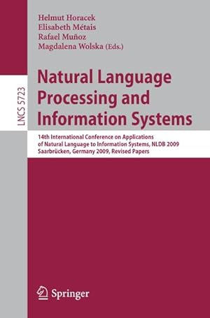 Immagine del venditore per Natural Language Processing and Information Systems venduto da BuchWeltWeit Ludwig Meier e.K.