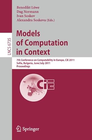 Seller image for Models of Computation in Context for sale by BuchWeltWeit Ludwig Meier e.K.