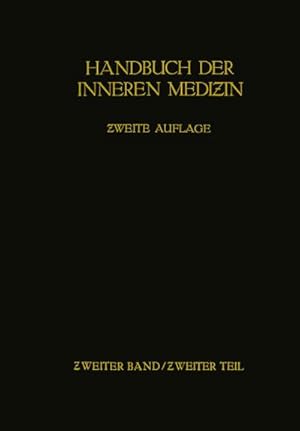 Bild des Verkufers fr Handbuch der inneren Medizin zum Verkauf von BuchWeltWeit Ludwig Meier e.K.