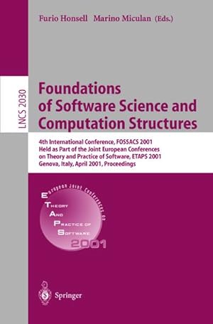 Immagine del venditore per Foundations of Software Science and Computation Structures venduto da BuchWeltWeit Ludwig Meier e.K.