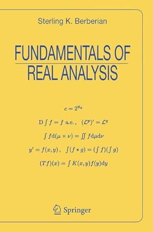 Bild des Verkufers fr Fundamentals of Real Analysis zum Verkauf von BuchWeltWeit Ludwig Meier e.K.