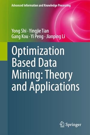 Seller image for Optimization Based Data Mining: Theory and Applications for sale by BuchWeltWeit Ludwig Meier e.K.