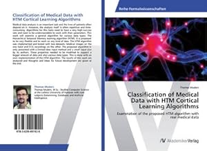Image du vendeur pour Classification of Medical Data with HTM Cortical Learning Algorithms mis en vente par BuchWeltWeit Ludwig Meier e.K.