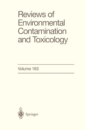 Immagine del venditore per Reviews of Environmental Contamination and Toxicology venduto da BuchWeltWeit Ludwig Meier e.K.