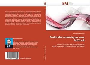 Image du vendeur pour Mthodes numriques avec MATLAB mis en vente par BuchWeltWeit Ludwig Meier e.K.