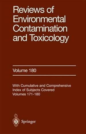 Image du vendeur pour Reviews of Environmental Contamination and Toxicology mis en vente par BuchWeltWeit Ludwig Meier e.K.