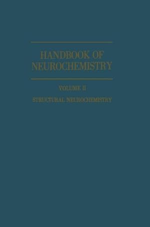 Imagen del vendedor de Handbook of Neurochemistry a la venta por BuchWeltWeit Ludwig Meier e.K.