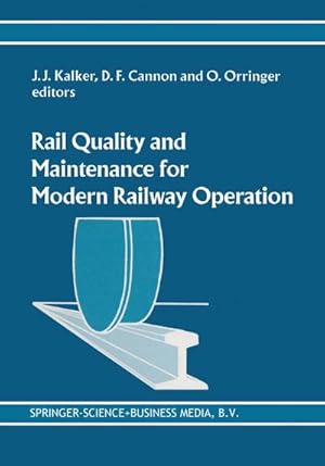 Image du vendeur pour Rail Quality and Maintenance for Modern Railway Operation mis en vente par BuchWeltWeit Ludwig Meier e.K.