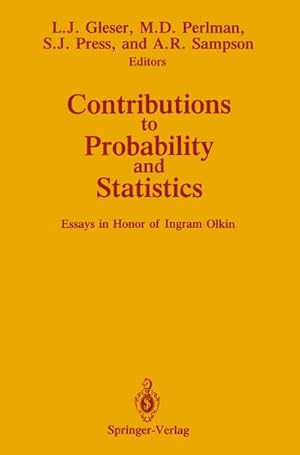 Image du vendeur pour Contributions to Probability and Statistics mis en vente par BuchWeltWeit Ludwig Meier e.K.