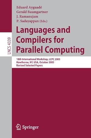 Seller image for Languages and Compilers for Parallel Computing for sale by BuchWeltWeit Ludwig Meier e.K.