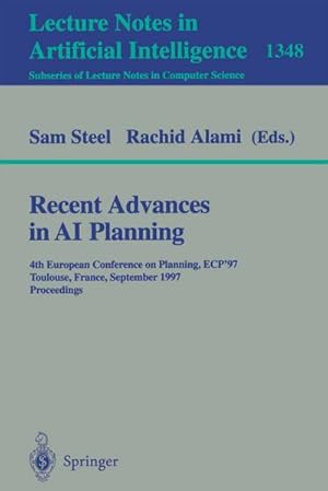 Immagine del venditore per Recent Advances in AI Planning venduto da BuchWeltWeit Ludwig Meier e.K.