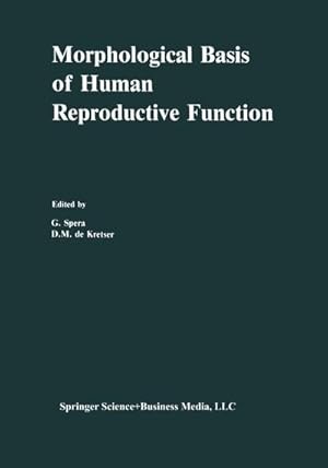 Image du vendeur pour Morphological Basis of Human Reproductive Function mis en vente par BuchWeltWeit Ludwig Meier e.K.