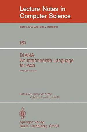 Imagen del vendedor de DIANA. An Intermediate Language for Ada a la venta por BuchWeltWeit Ludwig Meier e.K.