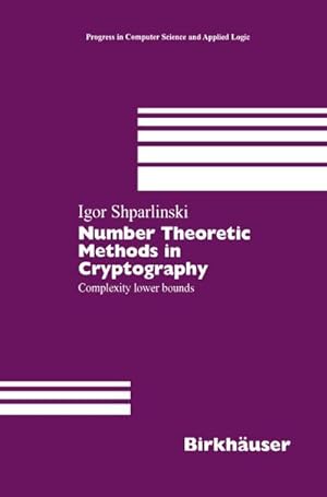 Image du vendeur pour Number Theoretic Methods in Cryptography mis en vente par BuchWeltWeit Ludwig Meier e.K.