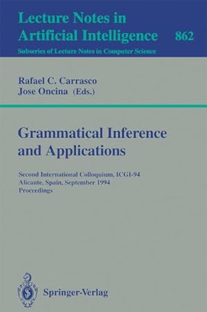 Seller image for Grammatical Inference and Applications for sale by BuchWeltWeit Ludwig Meier e.K.