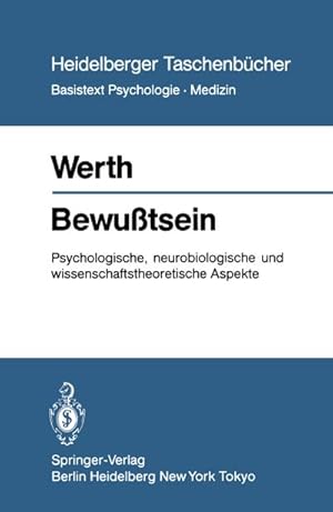 Imagen del vendedor de Bewutsein a la venta por BuchWeltWeit Ludwig Meier e.K.