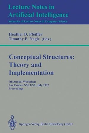 Immagine del venditore per Conceptual Structures: Theory and Implementation venduto da BuchWeltWeit Ludwig Meier e.K.
