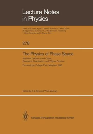 Immagine del venditore per The Physics of Phase Space venduto da BuchWeltWeit Ludwig Meier e.K.