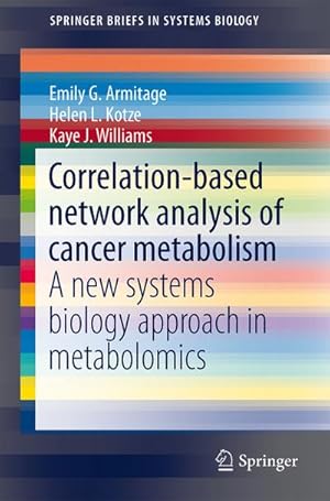 Seller image for Correlation-based network analysis of cancer metabolism for sale by BuchWeltWeit Ludwig Meier e.K.