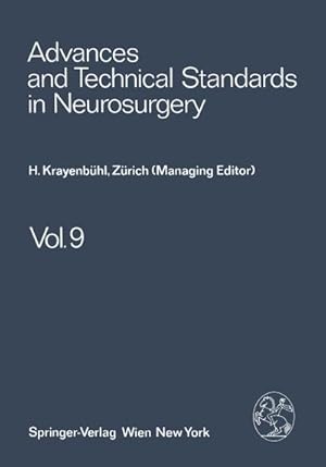 Seller image for Advances and Technical Standards in Neurosurgery for sale by BuchWeltWeit Ludwig Meier e.K.